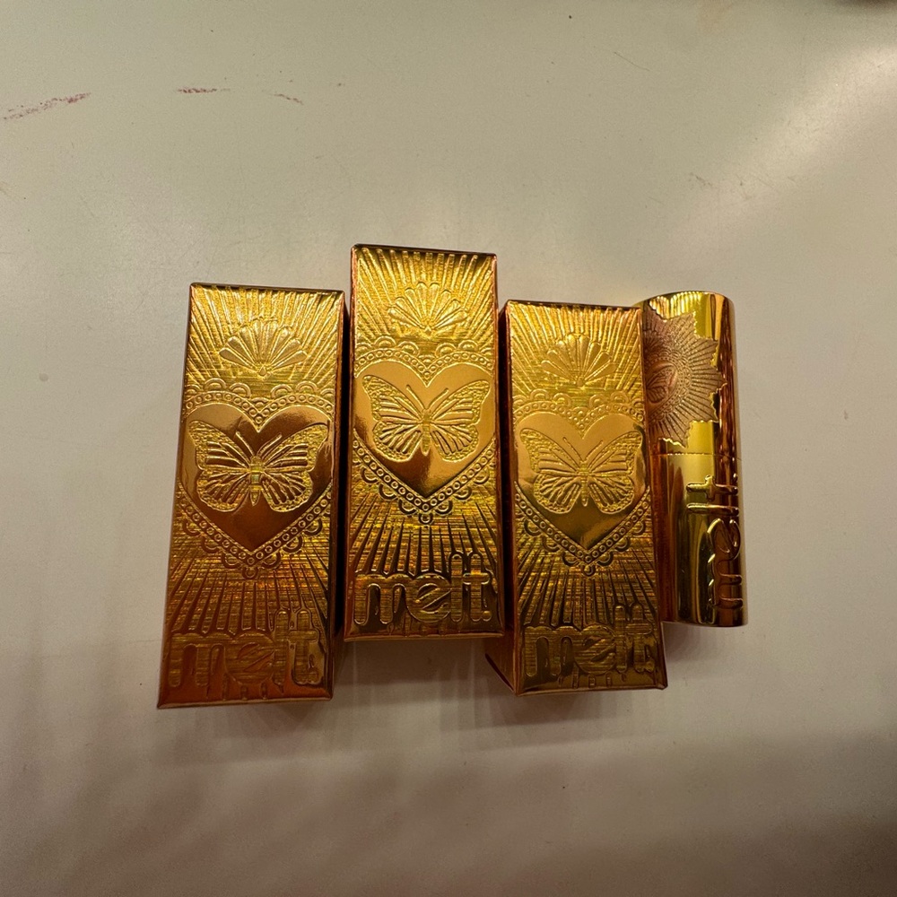 Brand new Melt Cosmetics Amor Y Mariposas lipsticks